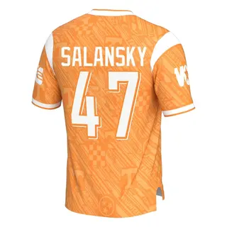 Game Youth Matthew Salansky Tennessee Volunteers Replica Highlight Print Football Jersey - Orange