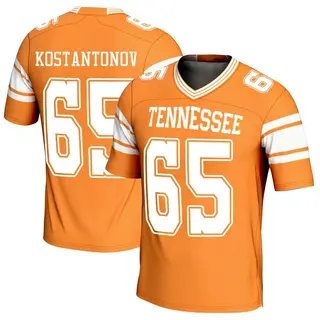 Game Youth Michael Kostantonov Tennessee Volunteers Replica Football Jersey - Orange