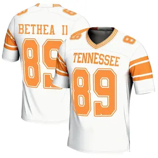 Game Youth Mike Bethea II Tennessee Volunteers Replica 2nd Football Jersey - White