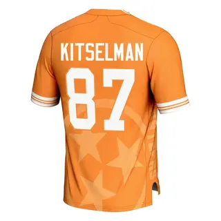 Game Youth Miles Kitselman Tennessee Volunteers Replica Icon Print Football Jersey - Orange