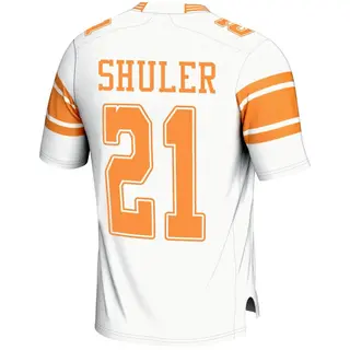 Game Youth Navy Shuler Tennessee Volunteers Replica 2nd Football Jersey - White