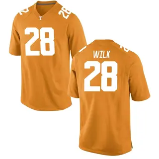 Game Youth Patrick Wilk Tennessee Volunteers Nike College Jersey - Orange