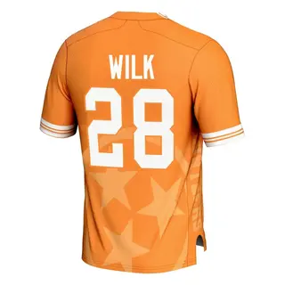 Game Youth Patrick Wilk Tennessee Volunteers Replica Icon Print Football Jersey - Orange