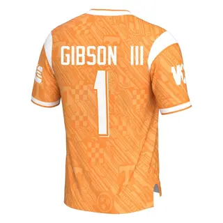 Game Youth Rickey Gibson III Tennessee Volunteers Replica Highlight Print Football Jersey - Orange