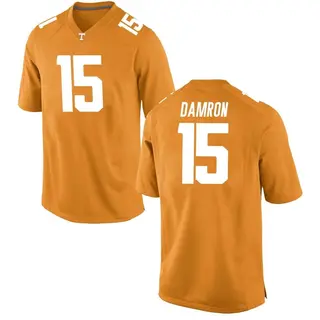 Game Youth Ryan Damron Tennessee Volunteers Nike College Jersey - Orange