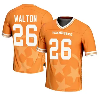Game Youth Sidney Walton Tennessee Volunteers Replica Icon Print Football Jersey - Orange