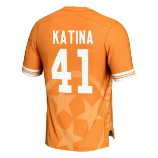 Game Youth Steele Katina Tennessee Volunteers Replica Icon Print Football Jersey - Orange