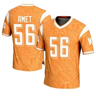 Game Youth Tim Amet Tennessee Volunteers Replica Highlight Print Football Jersey - Orange