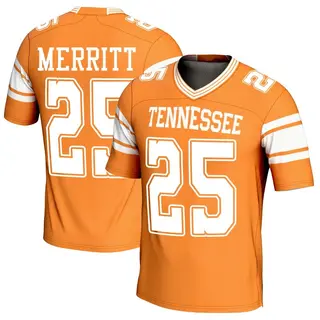 Game Youth Timothy Merritt Tennessee Volunteers Replica Football Jersey - Orange