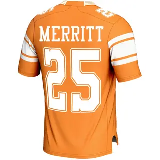Game Youth Timothy Merritt Tennessee Volunteers Replica Football Jersey - Orange