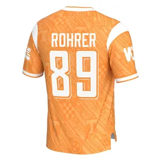 Game Youth Titus Rohrer Tennessee Volunteers Replica Highlight Print Football Jersey - Orange
