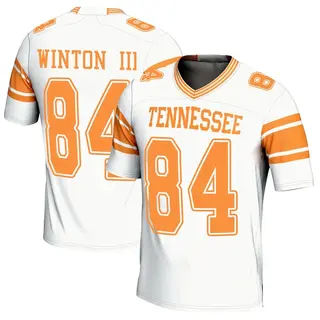 Game Youth Tommy Winton III Tennessee Volunteers Replica 2nd Football Jersey - White