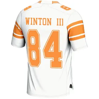 Game Youth Tommy Winton III Tennessee Volunteers Replica 2nd Football Jersey - White