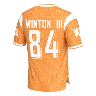 Game Youth Tommy Winton III Tennessee Volunteers Replica Highlight Print Football Jersey - Orange