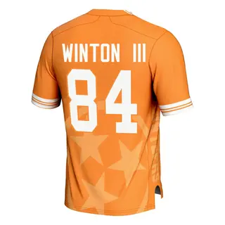 Game Youth Tommy Winton III Tennessee Volunteers Replica Icon Print Football Jersey - Orange