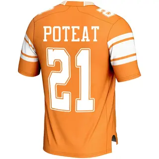 Game Youth Tre Poteat Tennessee Volunteers Replica Football Jersey - Orange