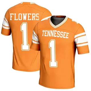 Game Youth Trevon Flowers Tennessee Volunteers Replica Football Jersey - Orange
