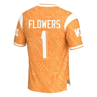 Game Youth Trevon Flowers Tennessee Volunteers Replica Highlight Print Football Jersey - Orange