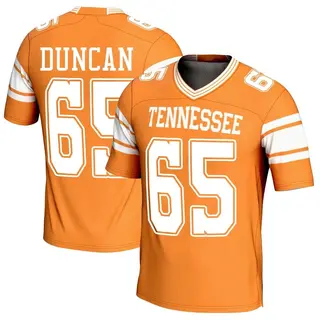 Game Youth Trevor Duncan Tennessee Volunteers Replica Football Jersey - Orange