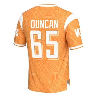 Game Youth Trevor Duncan Tennessee Volunteers Replica Highlight Print Football Jersey - Orange