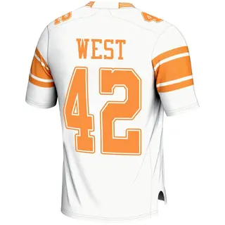 Game Youth Tyre West Tennessee Volunteers Replica 2nd Football Jersey - White