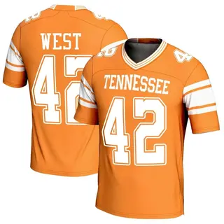 Game Youth Tyre West Tennessee Volunteers Replica Football Jersey - Orange
