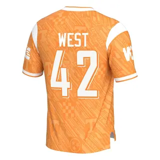 Game Youth Tyre West Tennessee Volunteers Replica Highlight Print Football Jersey - Orange