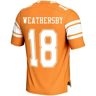 Game Youth Tyree Weathersby Tennessee Volunteers Replica Football Jersey - Orange
