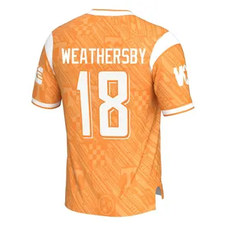 Game Youth Tyree Weathersby Tennessee Volunteers Replica Highlight Print Football Jersey - Orange
