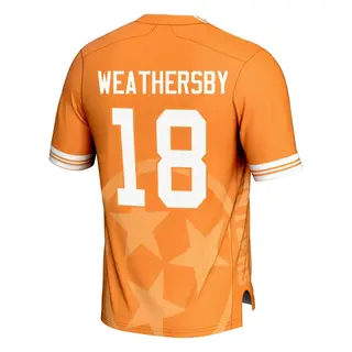 Game Youth Tyree Weathersby Tennessee Volunteers Replica Icon Print Football Jersey - Orange
