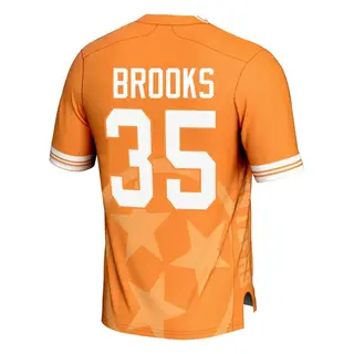 Game Youth Will Brooks Tennessee Volunteers Replica Icon Print Football Jersey - Orange