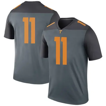 Legend Men's Jordan Burns Tennessee Volunteers College Jersey - Gray