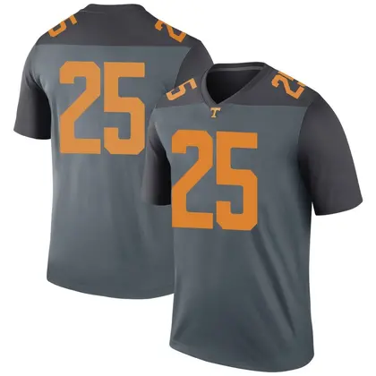 Legend Men's Timothy Merritt Tennessee Volunteers College Jersey - Gray