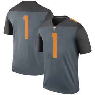 Legend Men's Velus Jones Jr. Tennessee Volunteers Nike College Jersey - Gray