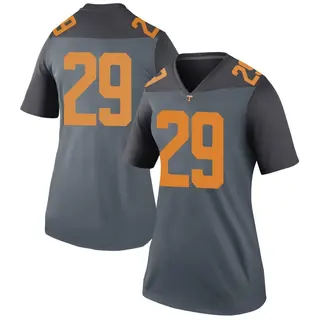 Legend Women's Jordan Ross Tennessee Volunteers Nike College Jersey - Gray