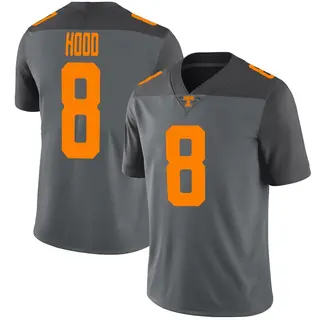 Limited Men's Colton Hood Tennessee Volunteers Nike Football Jersey - Gray