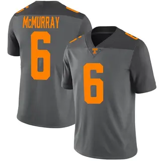 Limited Men's Jalen McMurray Tennessee Volunteers Nike Football Jersey - Gray