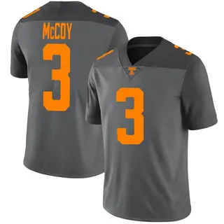 Limited Men's Jermod McCoy Tennessee Volunteers Nike Football Jersey - Gray