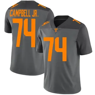 Limited Men's John Campbell Jr. Tennessee Volunteers Nike Football Jersey - Gray