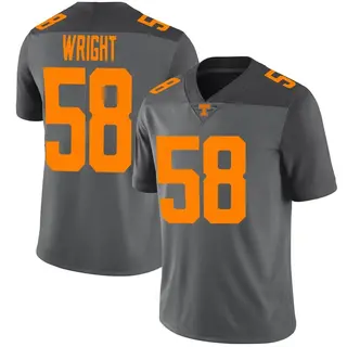 Limited Youth Darnell Wright Tennessee Volunteers Nike Football Jersey - Gray