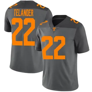 Limited Youth Jeremiah Telander Tennessee Volunteers Nike Football Jersey - Gray