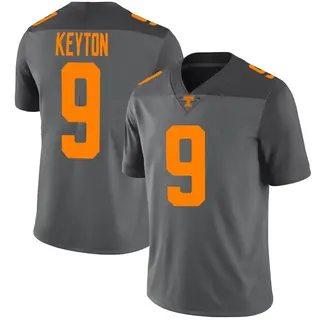 Limited Youth Ramel Keyton Tennessee Volunteers Nike Football Jersey - Gray