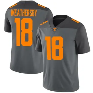 Limited Youth Tyree Weathersby Tennessee Volunteers Nike Football Jersey - Gray