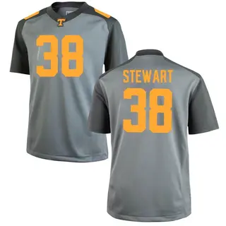Replica Men's Andre Stewart Tennessee Volunteers Nike College Jersey - Gray