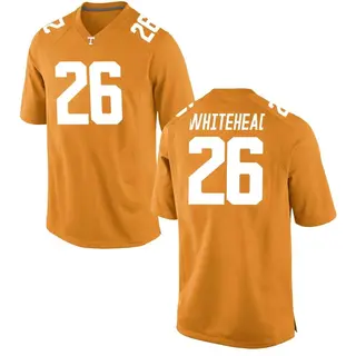 Replica Men's Carson Whitehead Tennessee Volunteers Nike College Jersey - Orange