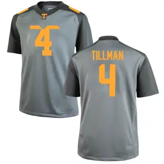 Replica Men's Cedric Tillman Tennessee Volunteers Nike College Jersey - Gray