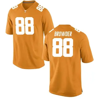 Replica Men's Charlie Browder Tennessee Volunteers Nike College Jersey - Orange
