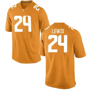Replica Men's Dylan Lewis Tennessee Volunteers Nike College Jersey - Orange