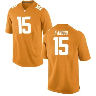 Replica Men's Edrees Farooq Tennessee Volunteers Nike College Jersey - Orange