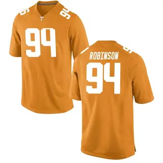 Replica Men's Nathan Robinson Tennessee Volunteers Nike College Jersey - Orange